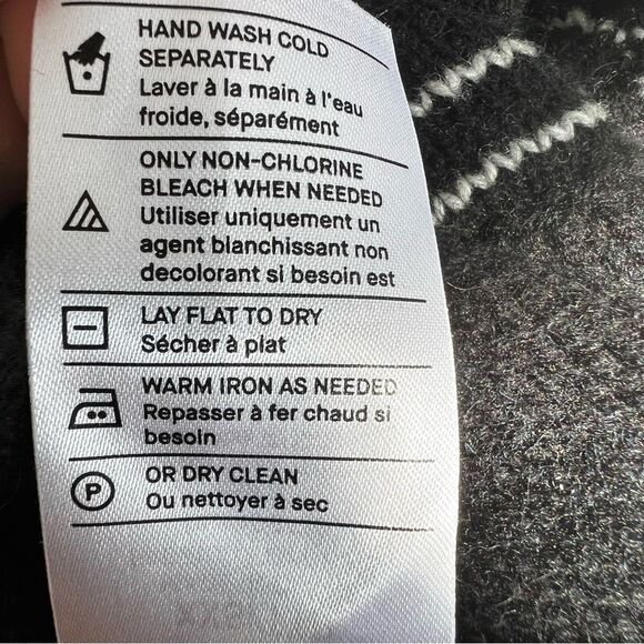 Vince Railroad Stripe Wool Cashmere Long Sleeve Sweater XXS - Picture 7 of 10